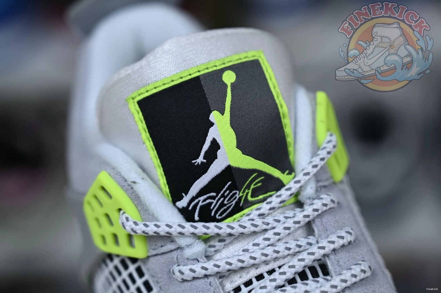 retro Jordan Jordan 4 Air se'95neon 0124